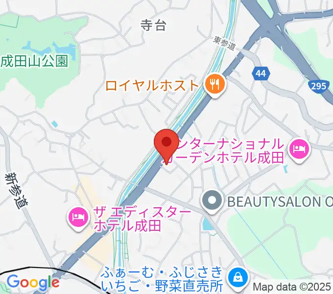 ラジオ成田の地図