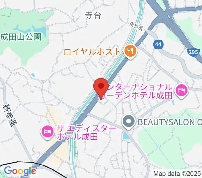 ラジオ成田の地図