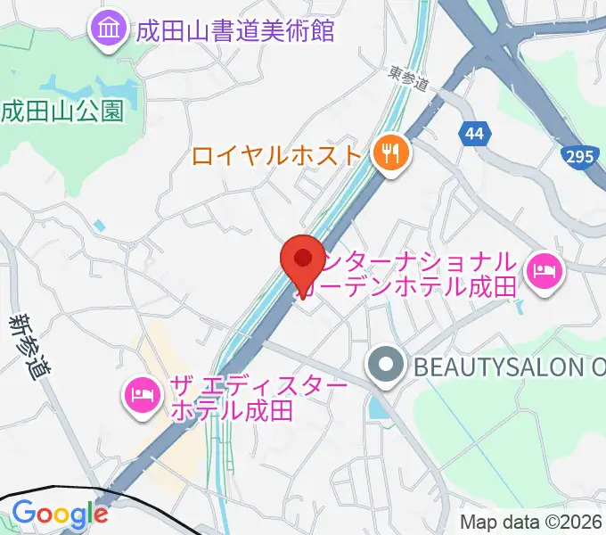 ラジオ成田の地図