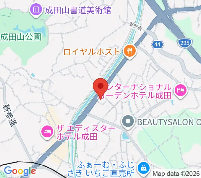 ラジオ成田の地図