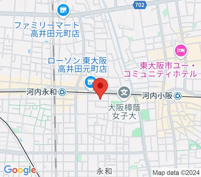 Live Barエレキの店の地図