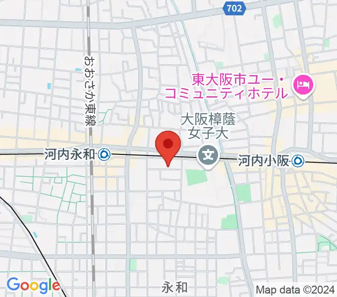 Live Barエレキの店の地図