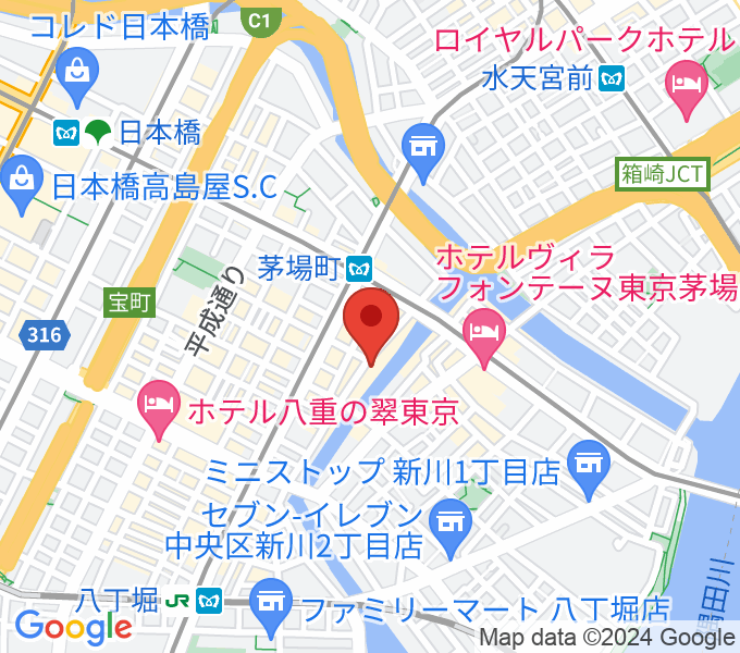 グランドギャラリー東京の場所