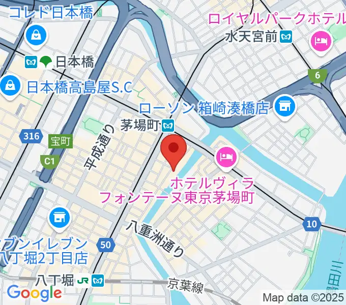 グランドギャラリー東京の地図
