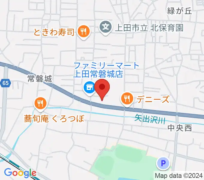 サンピアン 上田店の地図