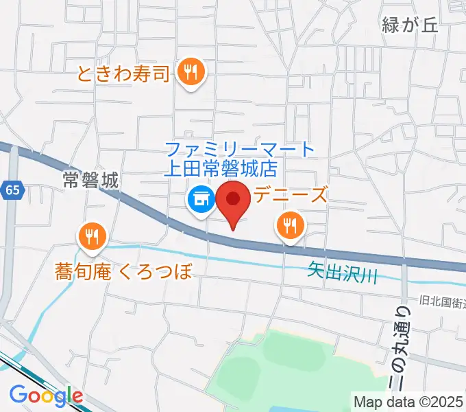 サンピアン 上田店の地図