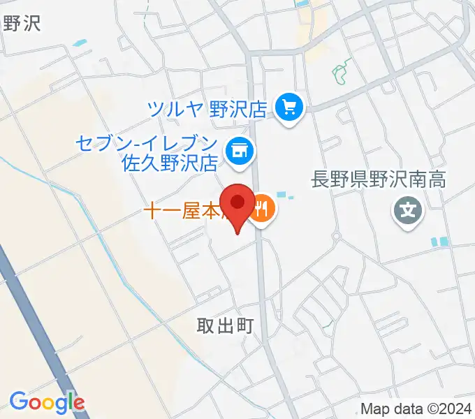 佐久市生涯学習センター 野沢会館の地図