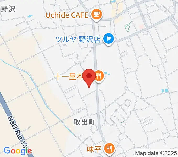 佐久市生涯学習センター野沢会館の地図