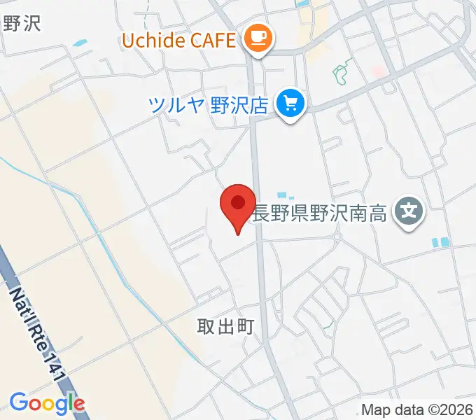 佐久市生涯学習センター野沢会館の地図