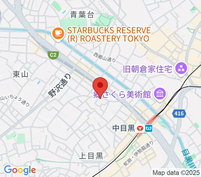 大一大万大吉（中目黒店）の地図