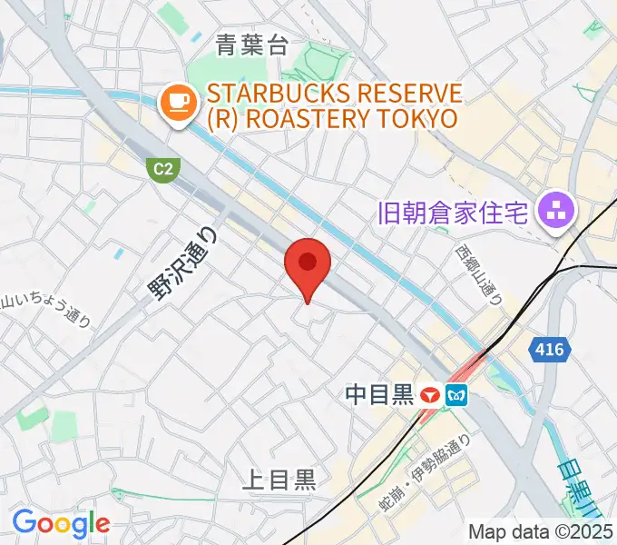 大一大万大吉（中目黒店）の地図