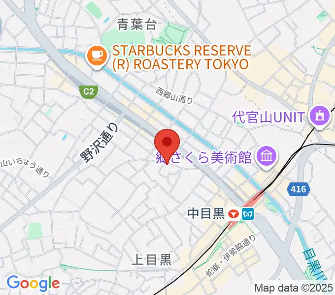 大一大万大吉(中目黒店)の地図