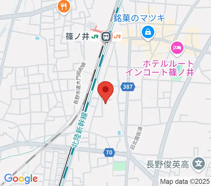 篠ノ井交流センターの地図