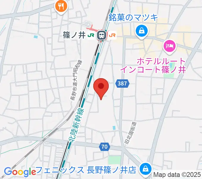 篠ノ井交流センターの地図