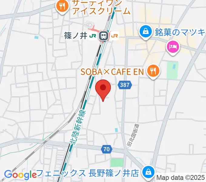 篠ノ井交流センターの地図