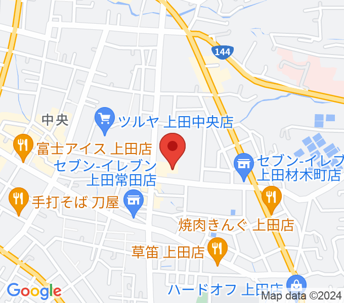 上田文化会館の場所