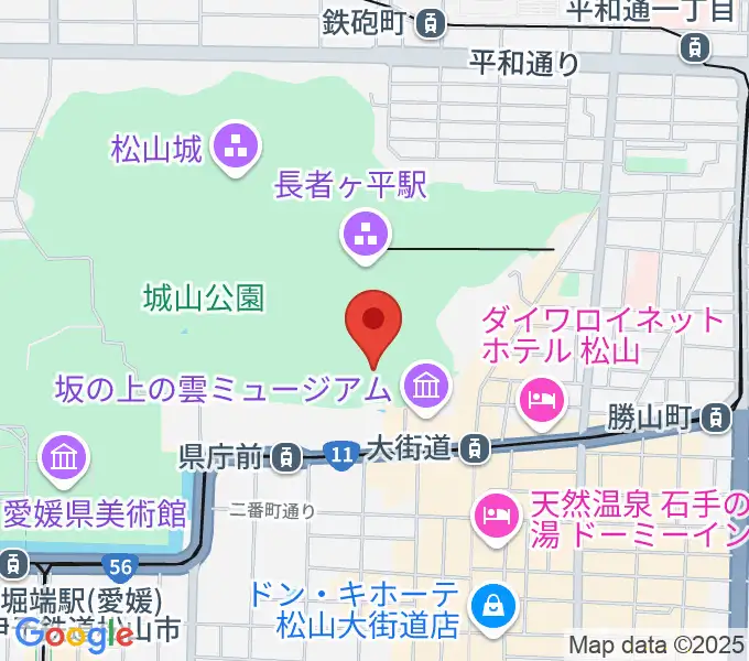萬翠荘の地図