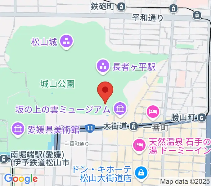 萬翠荘の地図