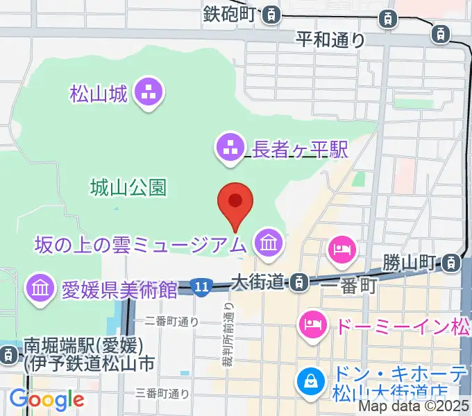 萬翠荘の地図