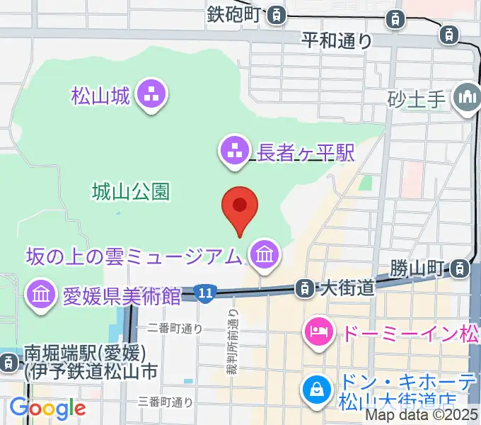 萬翠荘の地図
