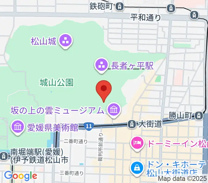 萬翠荘の地図