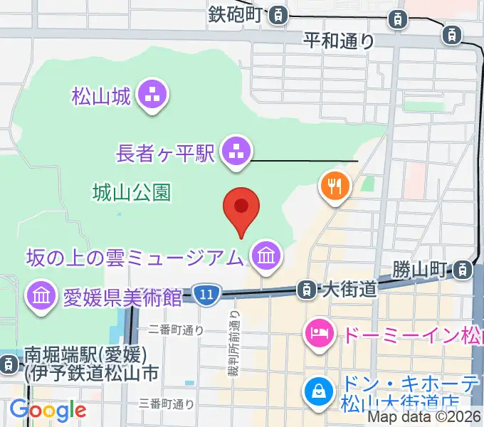 萬翠荘の地図