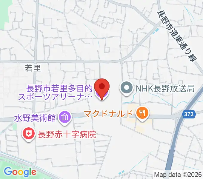 長野ビッグハットの地図