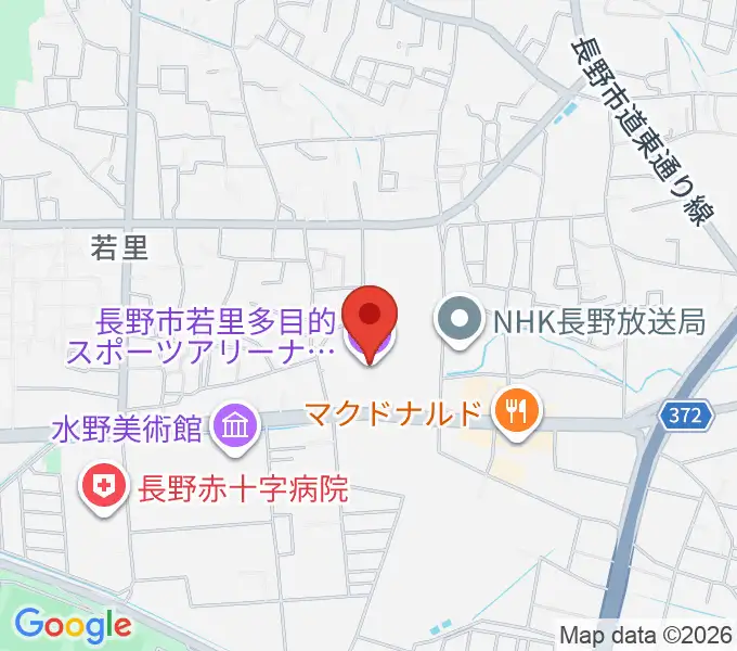 長野ビッグハットの地図