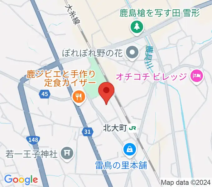 大町市文化会館エコーホールの地図