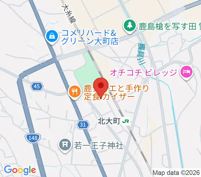大町市文化会館エコーホールの地図
