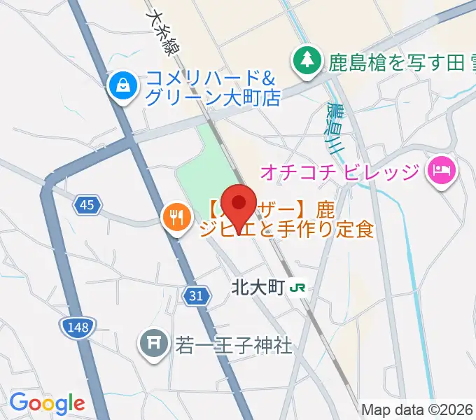 大町市文化会館エコーホールの地図