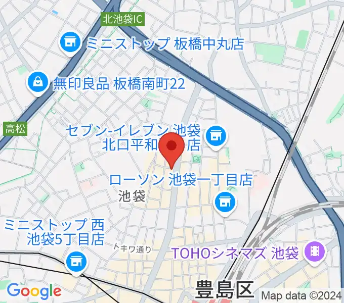 サックス教室トライトーン・ミュージックラボの地図