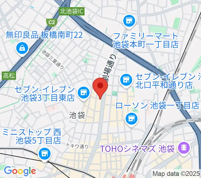 サックス教室トライトーン・ミュージックラボの地図