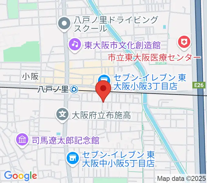 バー蓄音機の地図