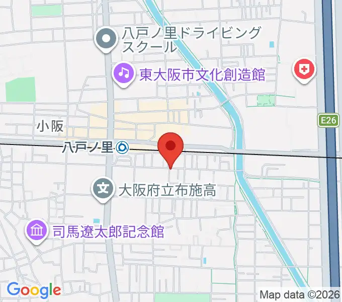 バー蓄音機の地図