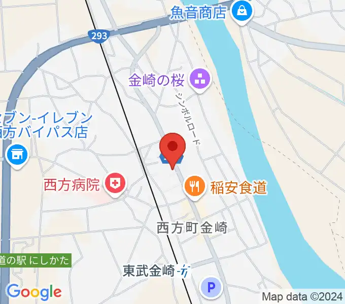 西方音楽館の地図