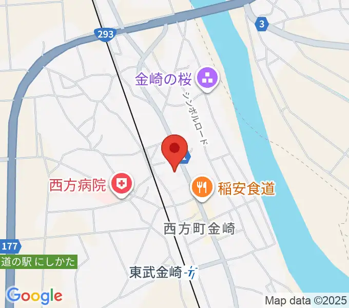 西方音楽館の地図