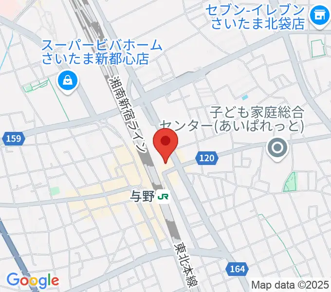 GalleryシャインEASTの地図