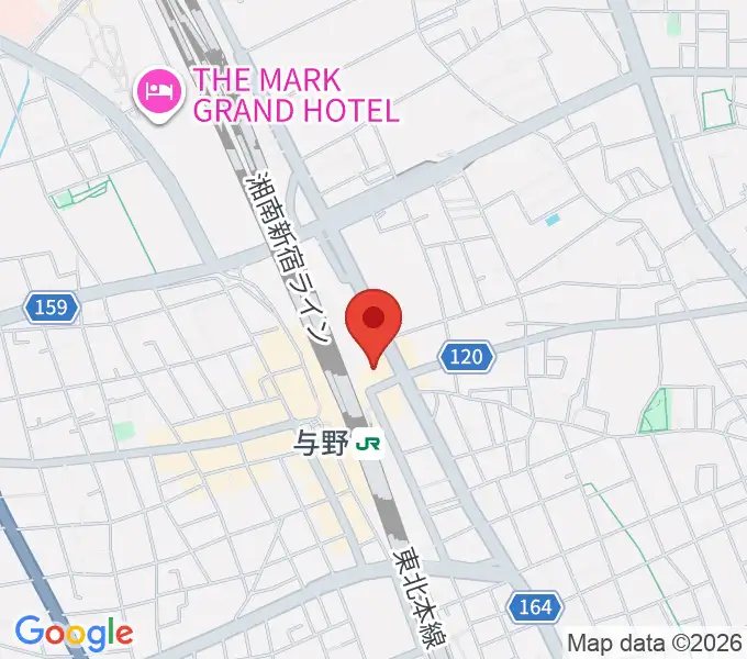 GalleryシャインEASTの地図