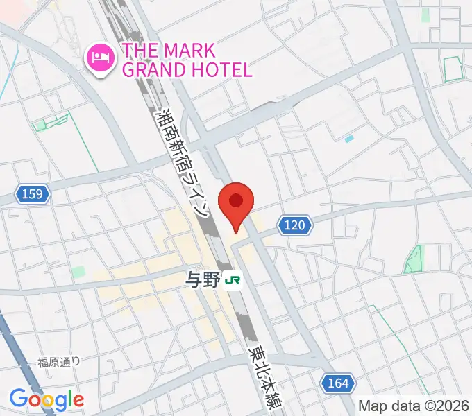 GalleryシャインEASTの地図