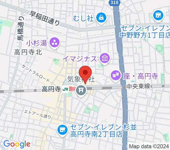 JIROKICHIの地図