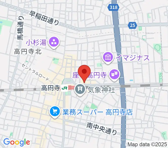 JIROKICHIの地図