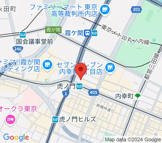 ビーテックジャパン東京の地図