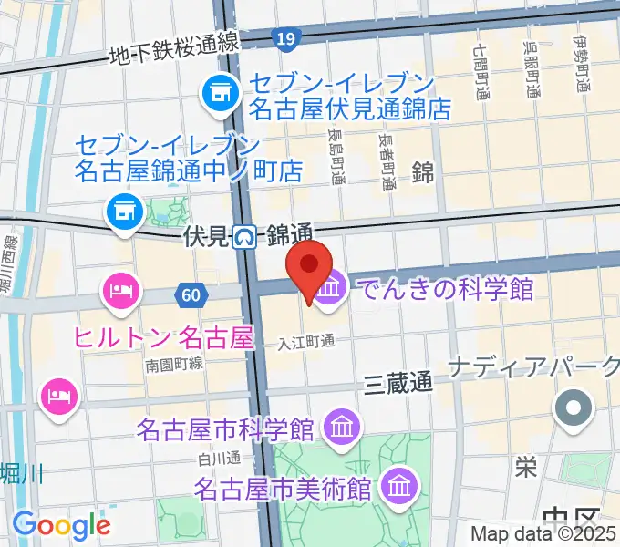 ドルチェ楽器 名古屋店の地図