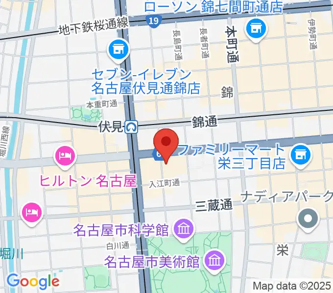 ドルチェ楽器 名古屋店の地図