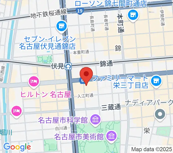 ドルチェ楽器 名古屋店の地図