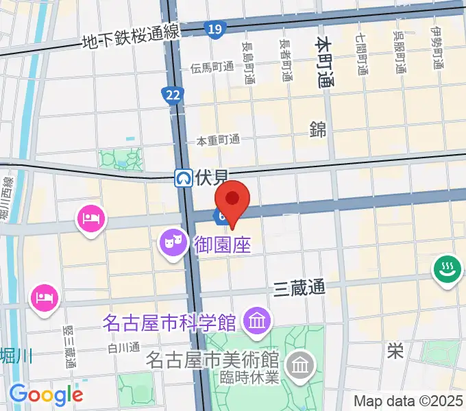 ドルチェ楽器 名古屋店の地図