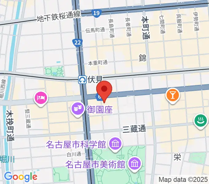 ドルチェ楽器 名古屋店の地図