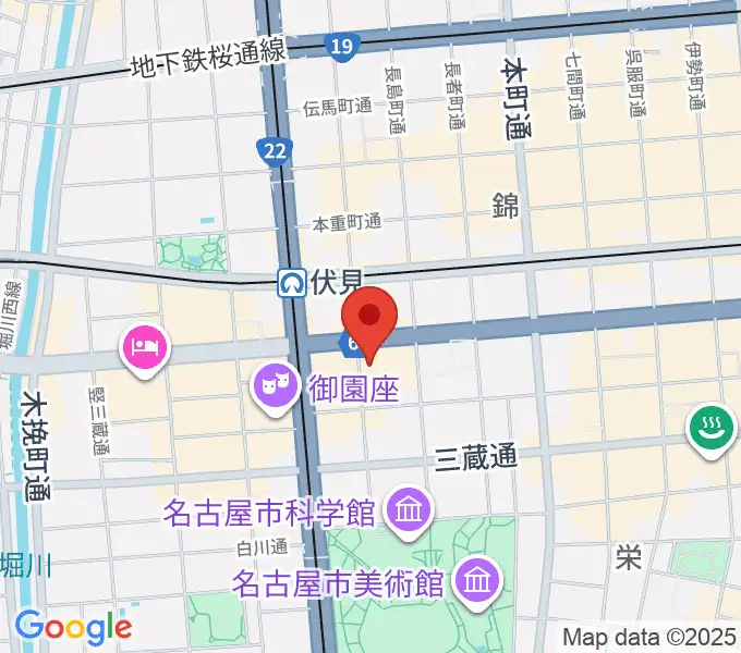 ドルチェ楽器 名古屋店の地図