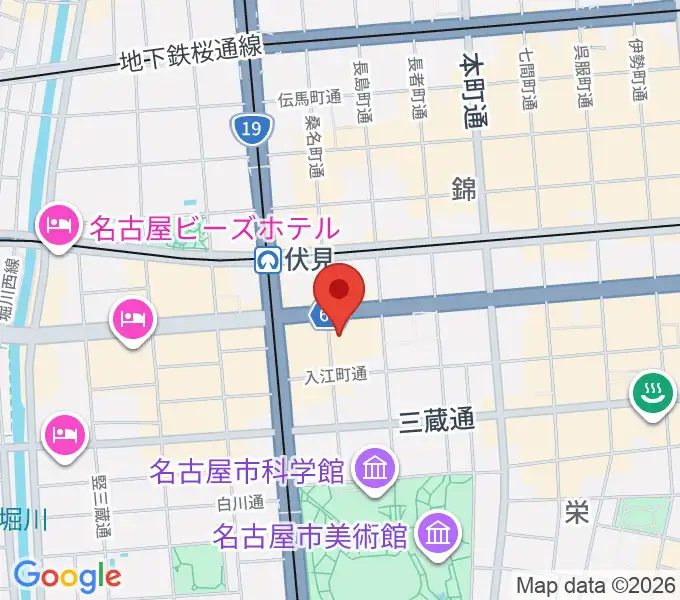 ドルチェ楽器 名古屋店の地図